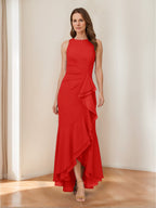Selene Hart Red front view wedding guest dress