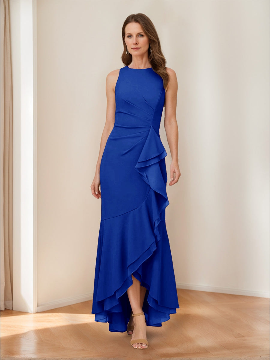 Selene Hart Royal Blue front view wedding guest dress