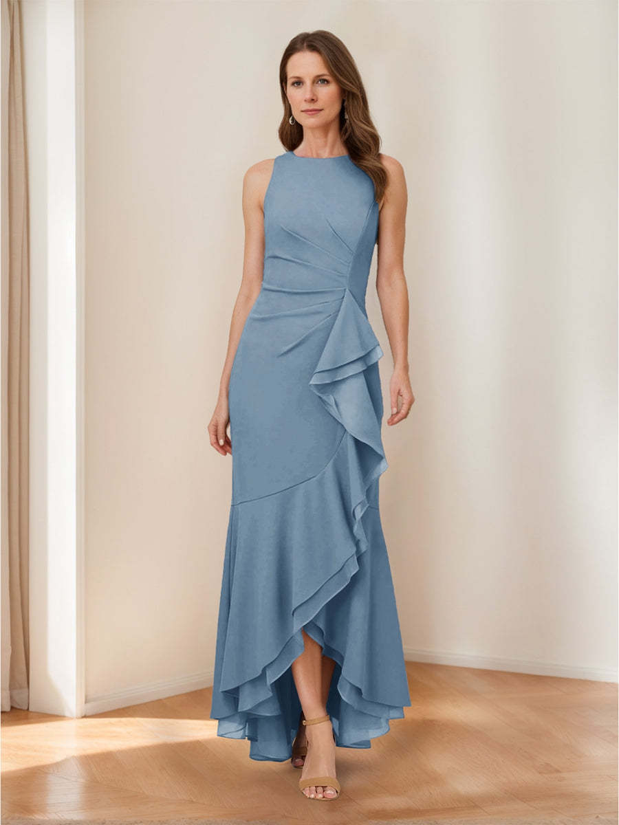 Valeria Mae Steel Blue bodice detail mother of the bride dress