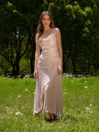 Dulcie Rose Pink side view wedding guest dress