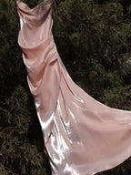 Dulcie Rose Pink back view wedding guest dress