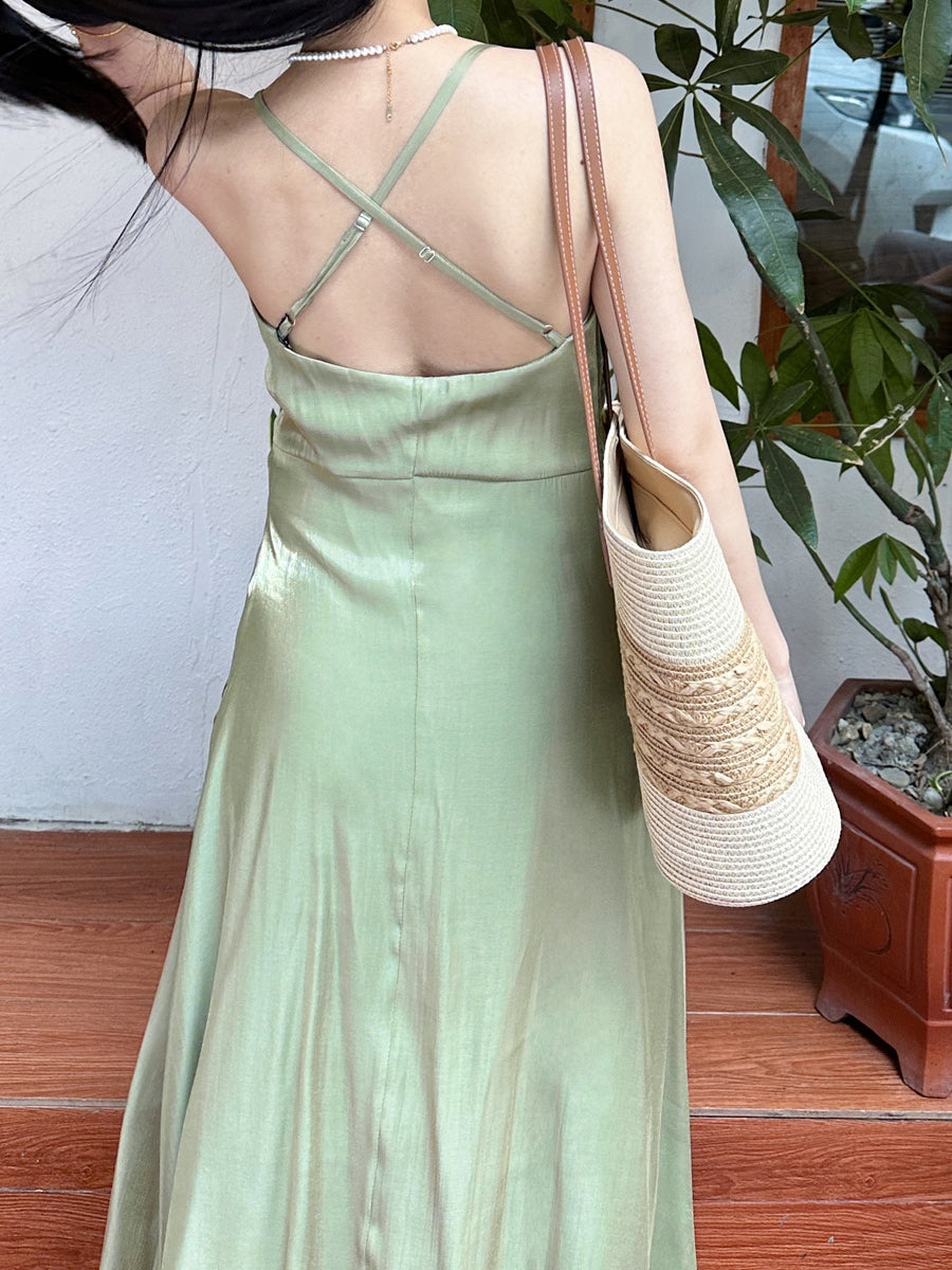 Dulcie Rose Pink hem detail wedding guest dress