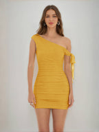 Jessamine gold alternate front view 2 homecoming dress