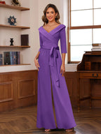 Elora Pearl Regency front view mother of the bride dress