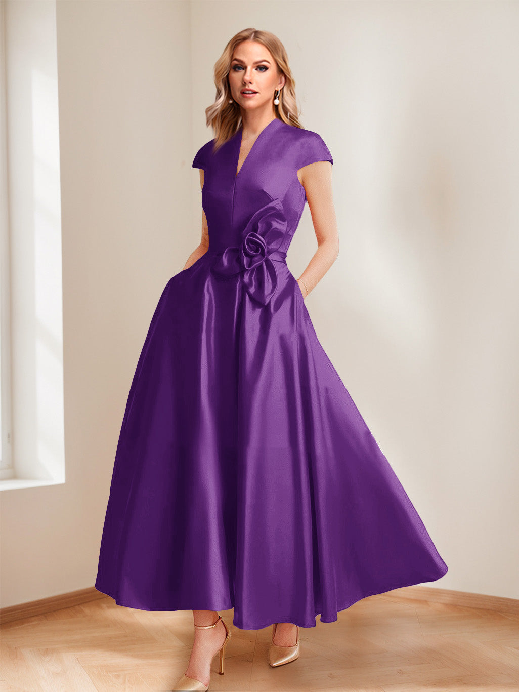 Tina Elise Regency front view mother of the bride dress