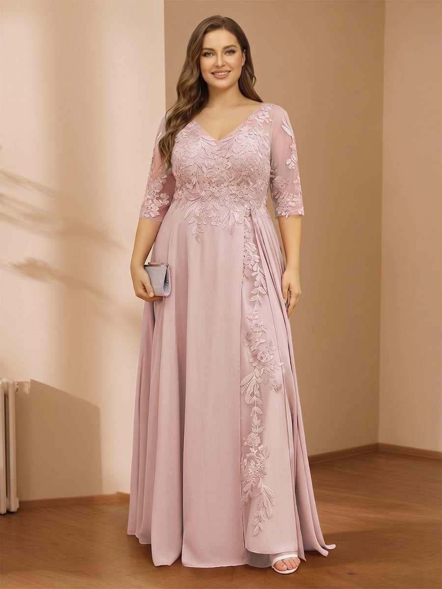 Zara June Dusty Rose bodice detail mother of the bride dress