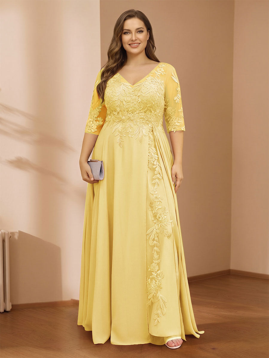 Zara June Gold back view mother of the bride dress