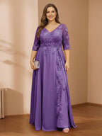 Zara June Regency front view mother of the bride dress