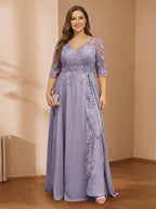 Zara June Wisteria back view mother of the bride dress
