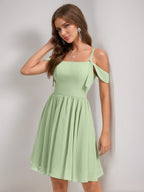 Aurelia sage green alternate view homecoming dress