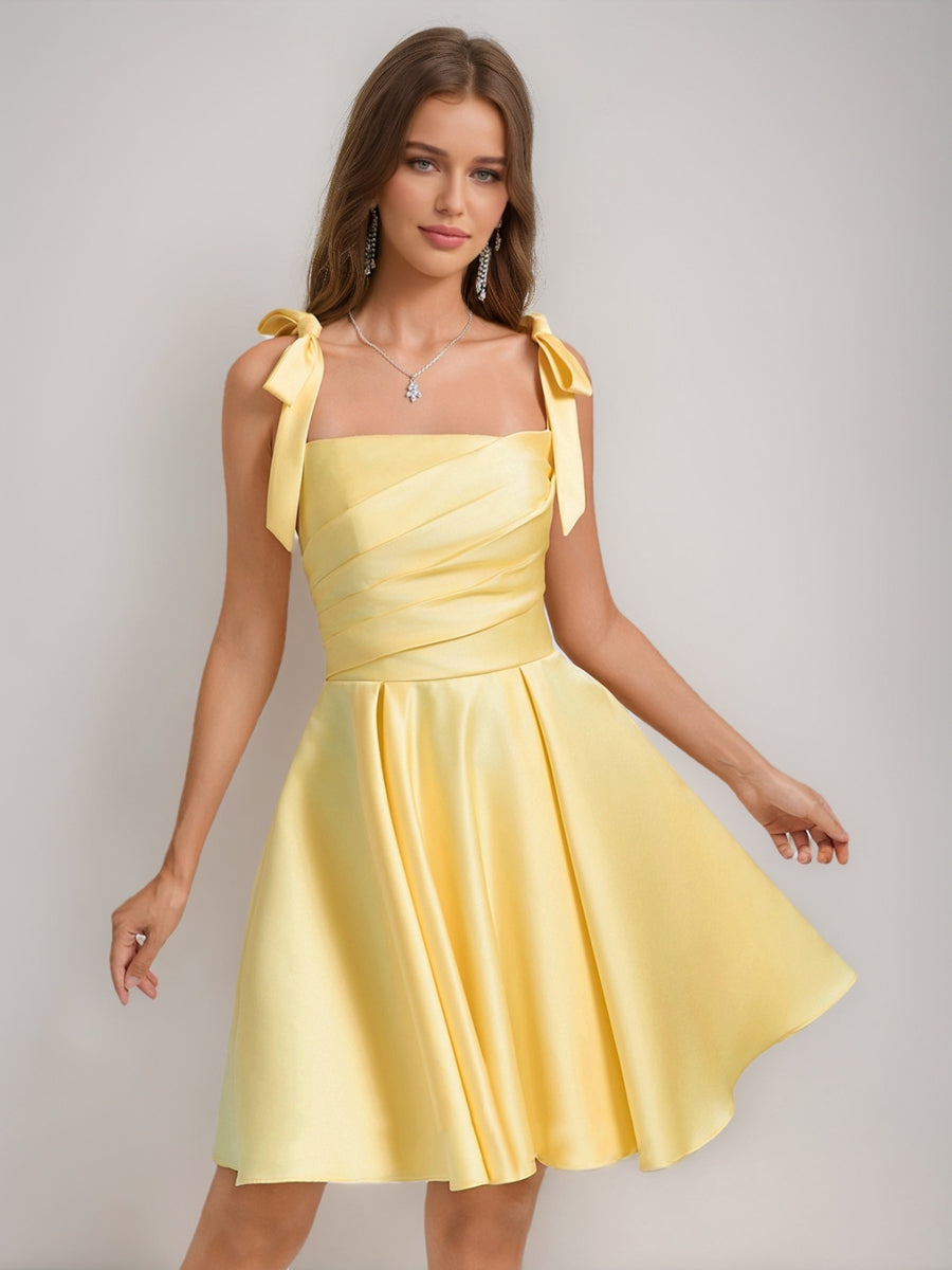Sabella yellow alternate view homecoming dress