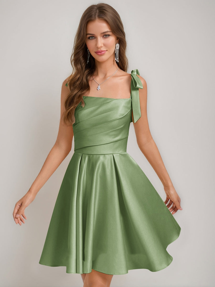 Sabella sage green alternate front view 2 homecoming dress