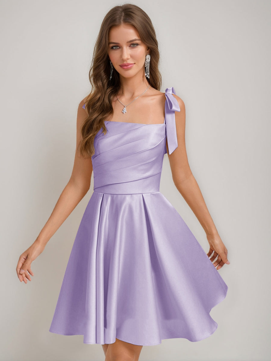Sabella lilac front view homecoming dress