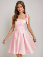 Sabella pearl pink alternate front view 2 homecoming dress