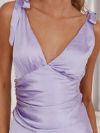 Eloise Moon Lilac side view wedding guest dress