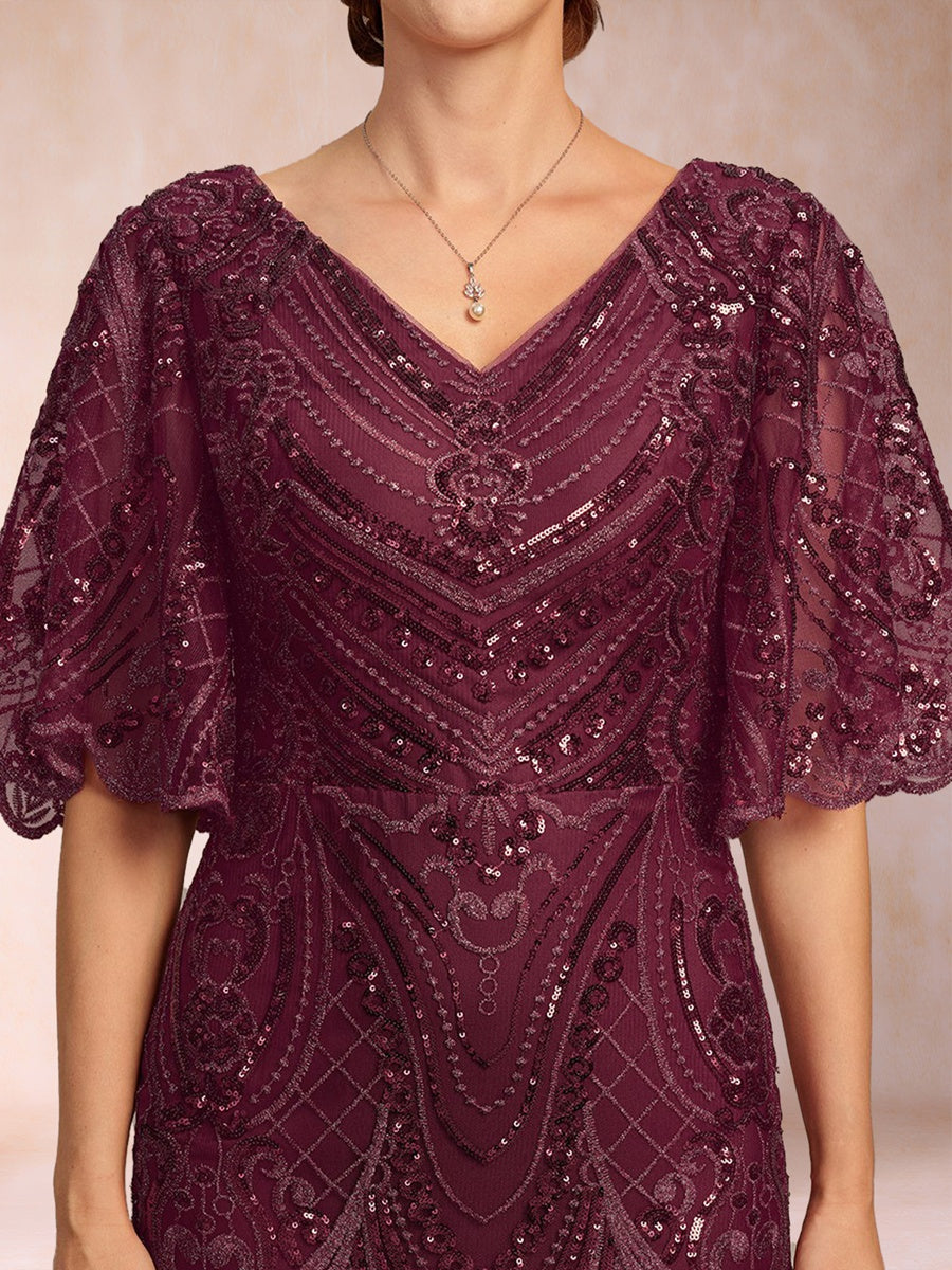 Faye Claire Cabernet bodice detail mother of the bride dress