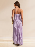 Tallulah Moon Lavender back view wedding guest dress