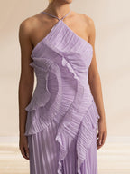 Tallulah Moon Lavender bodice detail wedding guest dress