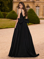 Bellara Dawn Black back view prom dress