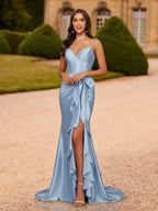 Alessia Vale Lavender front view prom dress