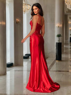 Delphinia Joy Lilac back view prom dress