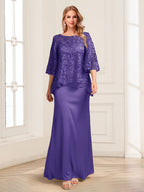 Heloise Amber Regency front view mother of the bride dress