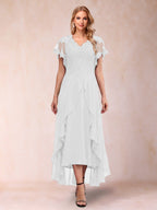 Eleanora Bloom Ivory back view mother of the bride dress