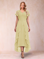 Eleanora Bloom Yellow front view mother of the bride dress