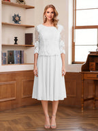 Wendy Claire Ivory back view mother of the bride dress