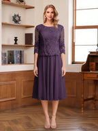 Wendy Claire Plum back view mother of the bride dress