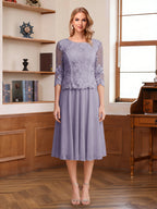 Wendy Claire Wisteria back view mother of the bride dress