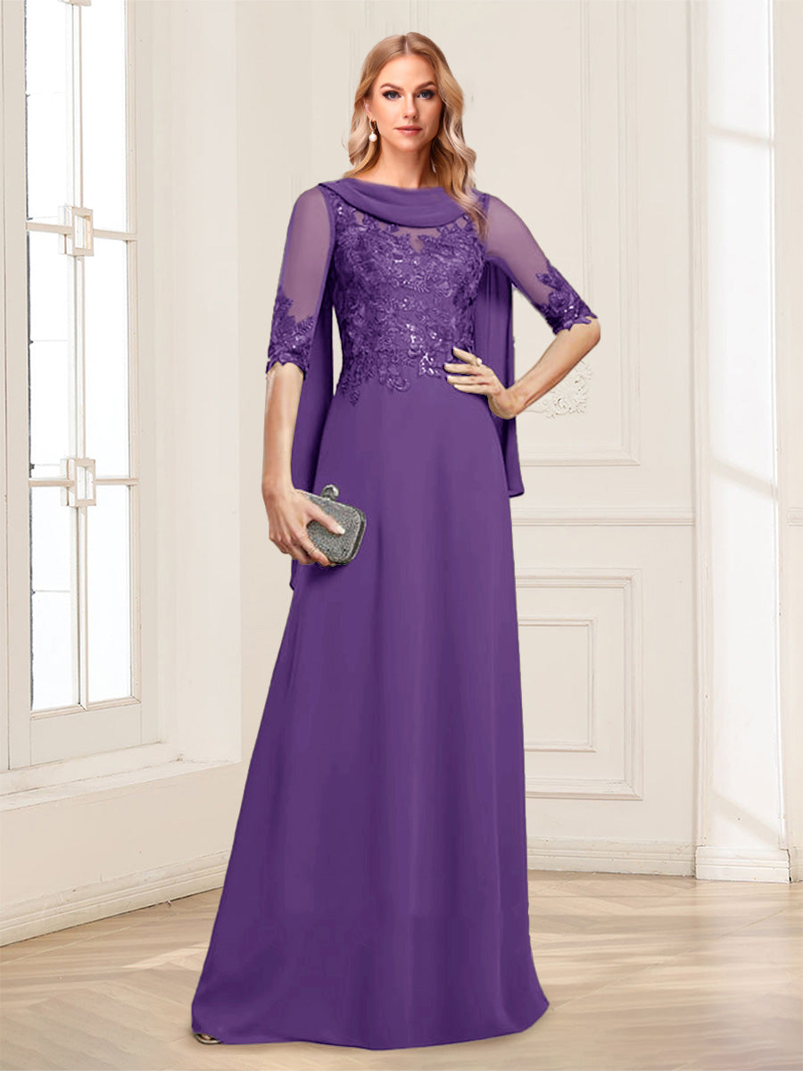 Nora June Regency front view mother of the bride dress
