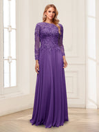 Lorelei regency front view mother of the bride dress