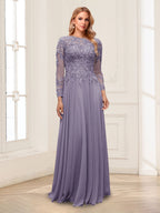 Ophelia Rue Wisteria back view mother of the bride dress