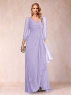Bianca Claire Lilac back view mother of the bride dress