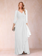 Bianca Claire Ivory back view mother of the bride dress