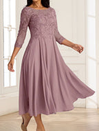 Zorina Lane Mauve side view mother of the bride dress
