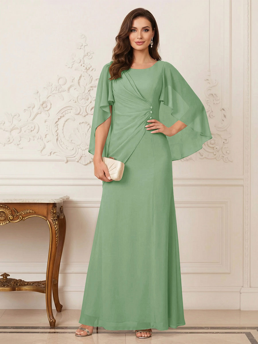 Thea Mirren Sage Green bodice detail mother of the bride dress