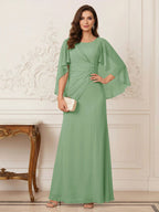 Thea Mirren Sage Green bodice detail mother of the bride dress