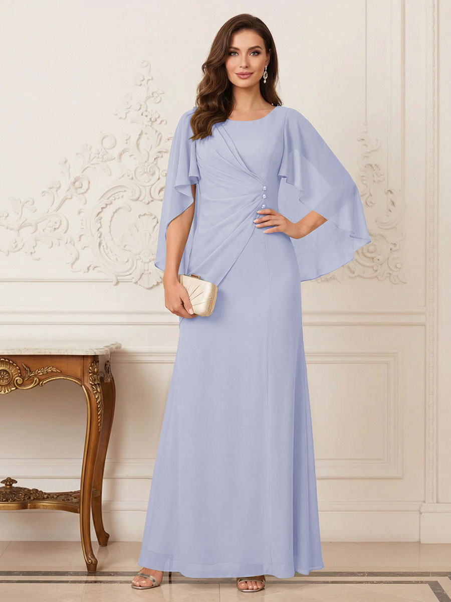 Thea Mirren Lavender front view mother of the bride dress