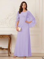 Thea Mirren Lilac back view mother of the bride dress