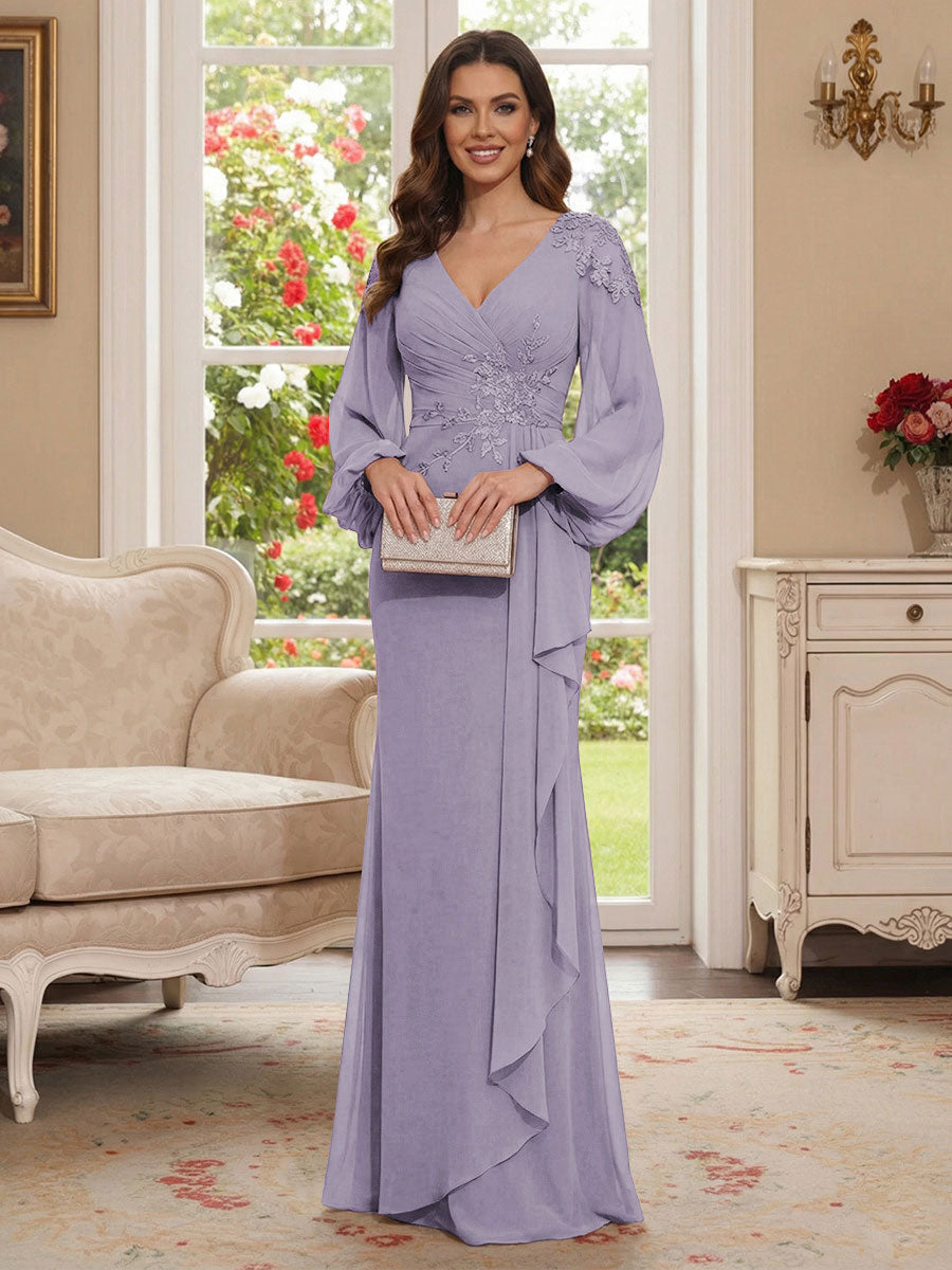 Sophia Mae Wisteria back view mother of the bride dress