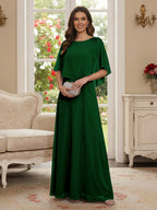 Roxanne Rose Emerald front view mother of the bride dress