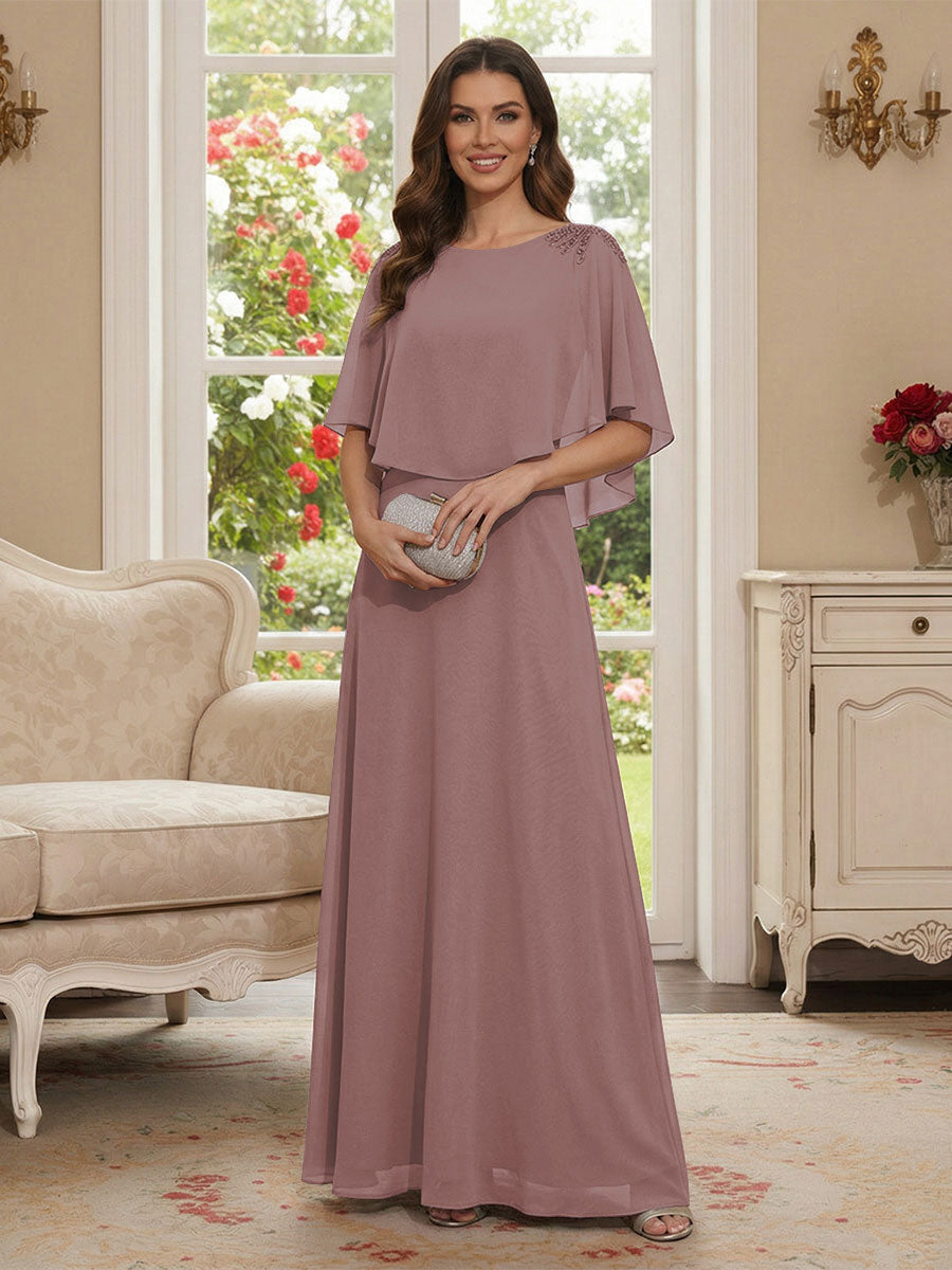 Roxanne Rose Mauve bodice detail mother of the bride dress