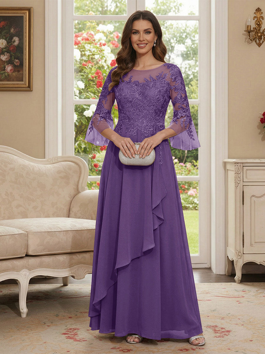 Margaret June Regency front view mother of the bride dress