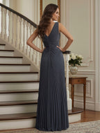 Freya Rose Grey back view mother of the bride dress