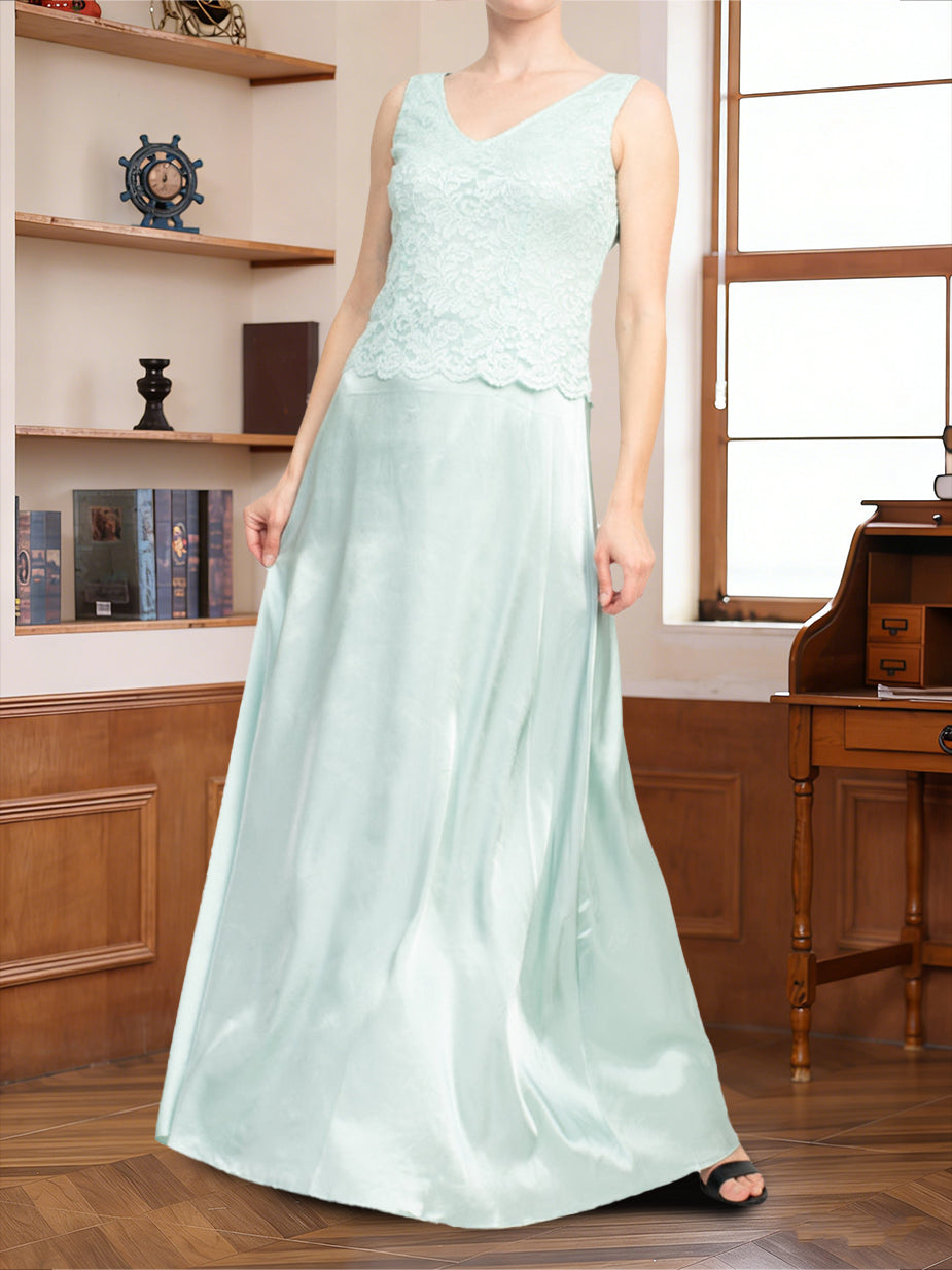 Nadia Rose Mint Green bodice detail mother of the bride dress