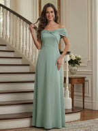 Renee Elise Mint Green front view mother of the bride dress
