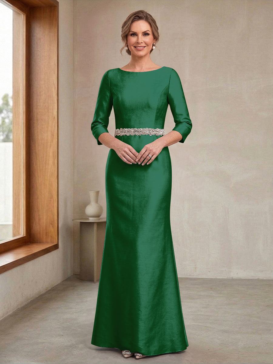 Marina emerald front view mother of the bride dress