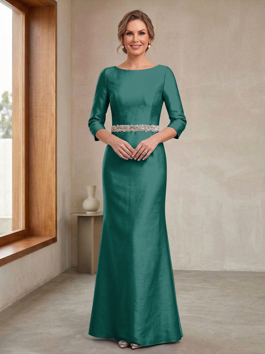 Marina peacock front view mother of the bride dress